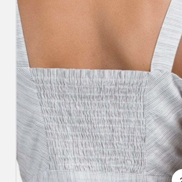 Tahari White Pleated Linen Midi Sundress - Picture 3 of 8